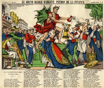 Il grande diavolo del denaro, capo della finanza da French School