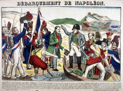 Lo sbarco nel Golfo Juan: Napoleone I tornò in Francia il 1 marzo 1815 dopo il periodo di esilio sull