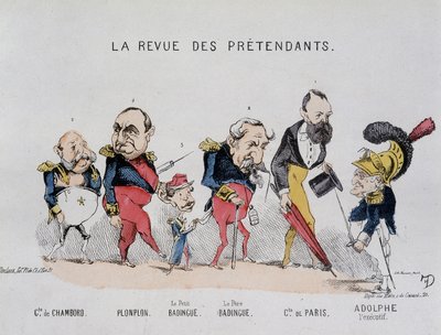 La rivista dei pretendenti - il Conte di Chambord (Henri Charles Ferdinand Marie Dieudonné d