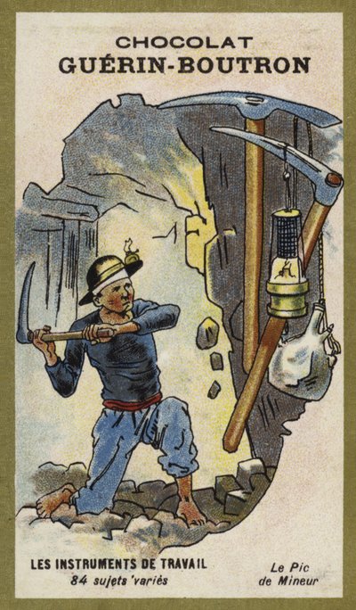 Piccone del minatore da French School