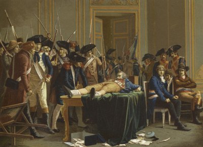 La mattina del 10 Termidoro, Anno II (1794) da French School
