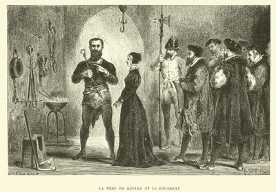 La madre di Johannes Kepler e il boia da French School