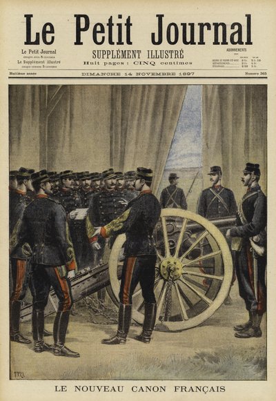 Il nuovo cannone francese, 1897 da French School