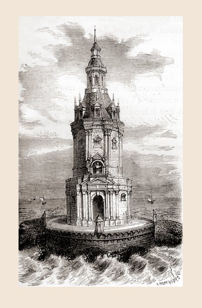 Il faro originale del XVII secolo di Cordouan, vicino alla foce dell