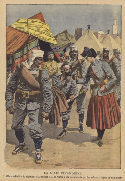 La bella vivandiera da French School