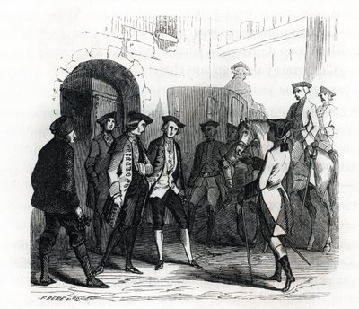 I prigionieri di Vincennes furono trasferiti alla prigione della Bastiglia nel 1784 da French School