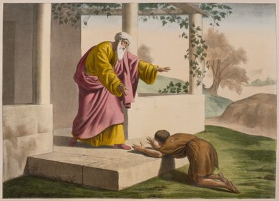 Il ritorno del figliol prodigo, illustrazione da un catechismo L