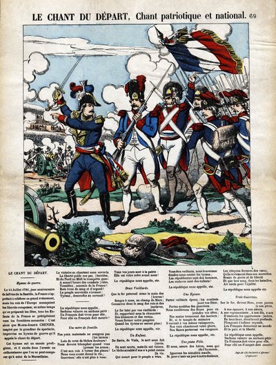 La canzone della partenza, canzone patriottica e nazionale da French School