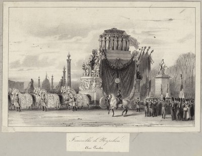 Il funerale di stato di Napoleone Bonaparte da French School