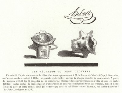 Le stufe di Père Duchesne da French School