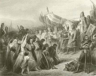 La sottomissione di Witikind, 785 da French School