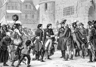 La sottomissione dei capi della Vandea a Nantes, 29 giugno da French School