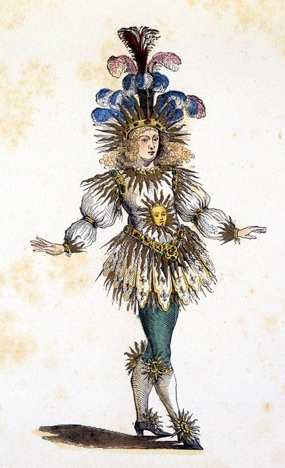 Il re sole in costume teatrale. sd. XVIII secolo da French School