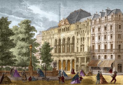 Il teatro della Gaîté a Parigi nel 1862 da French School