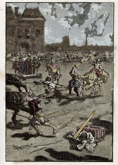 La tortura di François Ravaillac assassino del re Enrico IV: è squartato a Parigi il 27 maggio da French School