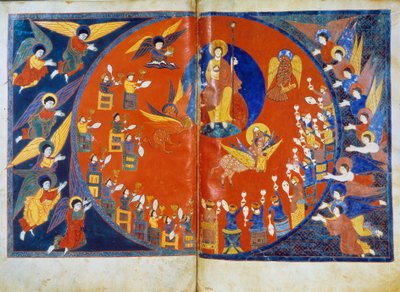 La visione di San Giovanni. Miniatura tratta dai commentari di 