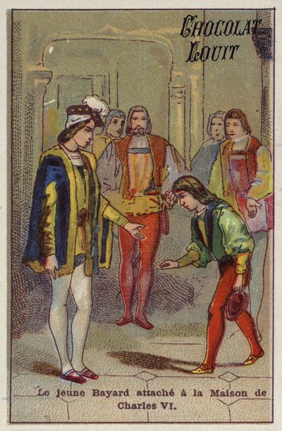 Il giovane Bayard legato alla casa di Carlo VI da French School