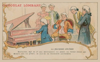 Il giovane Beethoven al pianoforte da French School