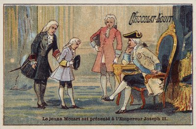 Il giovane Mozart è presentato all