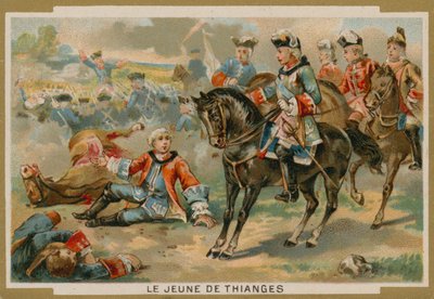 Il giovane de Thianges, soldato francese da French School