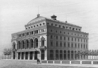 Teatro Lyrique, ora il Teatro de la Ville, Place du Chatelet, Parigi da French School