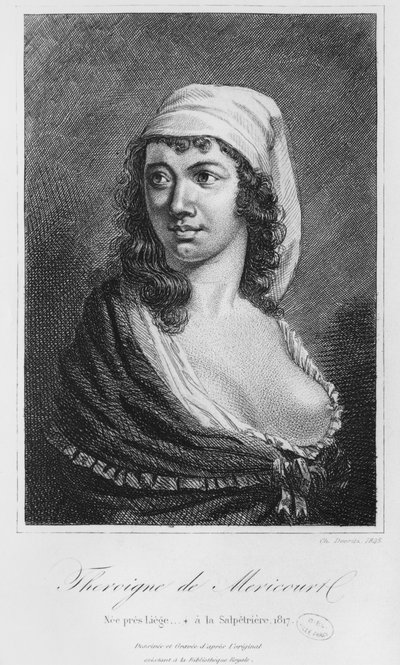 Theroigne de Mericourt, inciso da Charles Devrits (19° secolo) 1845 da French School