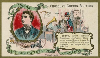 Thomas Edison, inventore americano da French School