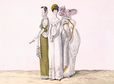 Tre Grazie parigine, tavola 16 da Le Bon Genre, c.1810 da French School