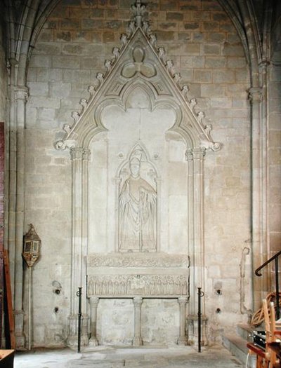 Tomba del Vescovo Radulphe (m.1266) nella Cappella Radulphe da French School