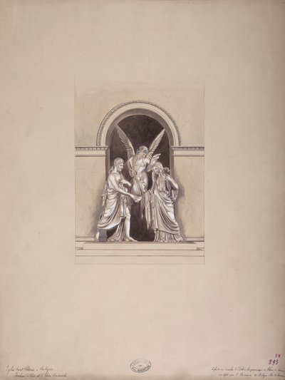 Tomba di Felix ed Elisa Baciocchi, Basilica di San Petronio, Bologna, c.1900-20 da French School