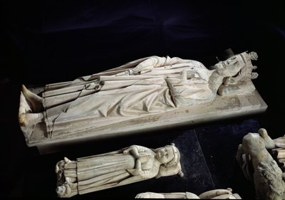 Tombe di Roberto II il Pio e Giovanni I il Postumo, XIII-XIV secolo da French School