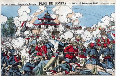 Guerra del Tonchino: cattura di Sontay, 16 e 17 dicembre da French School