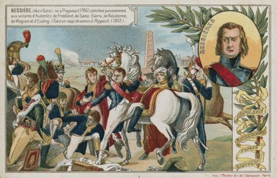 Carta commerciale con immagine di Napoleone Bonaparte a Ratisbona da French School