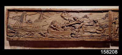 Commercio di legno dal Brasile, c.1550 da French School
