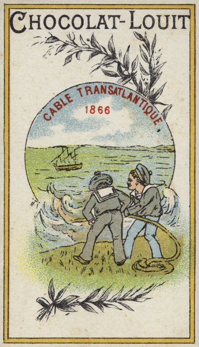 Cavo telegrafico transatlantico, 1866 da French School