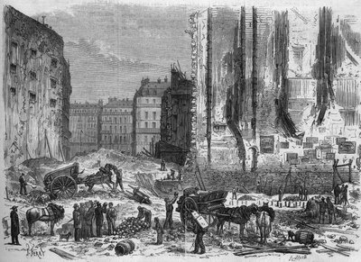 Trasformazioni di Parigi sotto il Secondo Impero, Parigi haussmanniana: scoperta di un ossario durante l