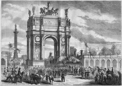 Trasformazioni di Parigi sotto il Secondo Impero, Parigi Haussmann: arco di trionfo all