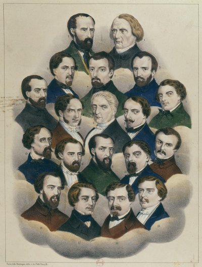 Processo a Bourges dei capi repubblicani francesi della dimostrazione a Parigi del 15 maggio 1848 da French School