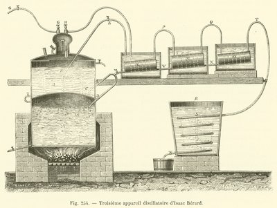 Terzo apparecchio distillatorio di Isaac Berard da French School