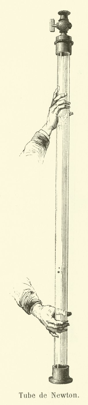 Tubo di Isaac Newton da French School