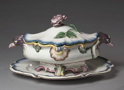 Zuppiera, manifattura Strasbourg, c.1750 da French School