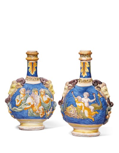 Due zucche, Nevers, c.1680-1700 da French School