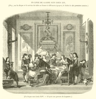 Un pasto sotto Luigi XIV da French School