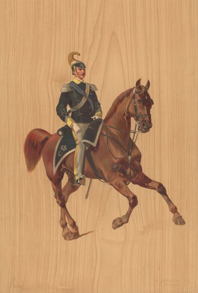 Soldato non identificato a cavallo da French School