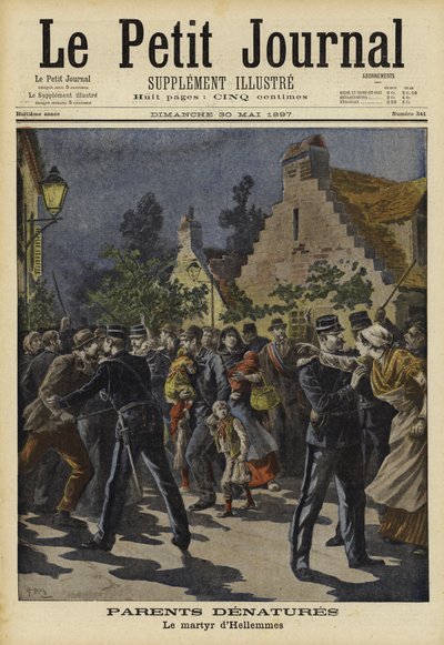 Genitori innaturali, Hellemmes, Francia, 1897 da French School