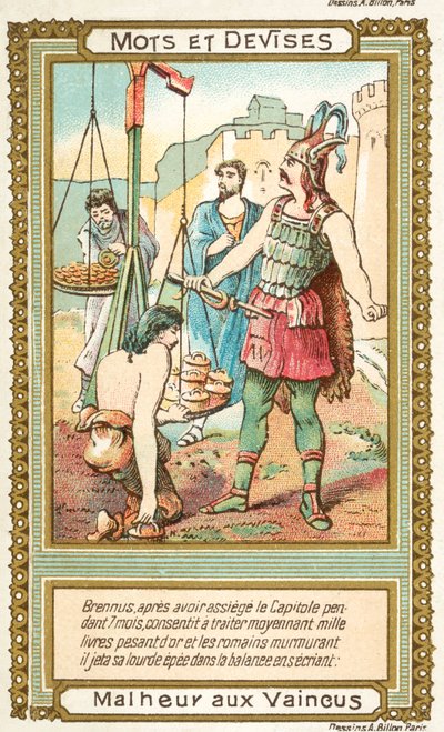 Vae Victis (Guai ai vinti) da French School