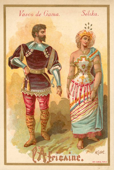 Vasco da Gama e Selika, dall