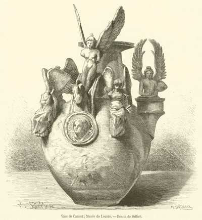 Vaso di Canosa, Museo del Louvre da French School