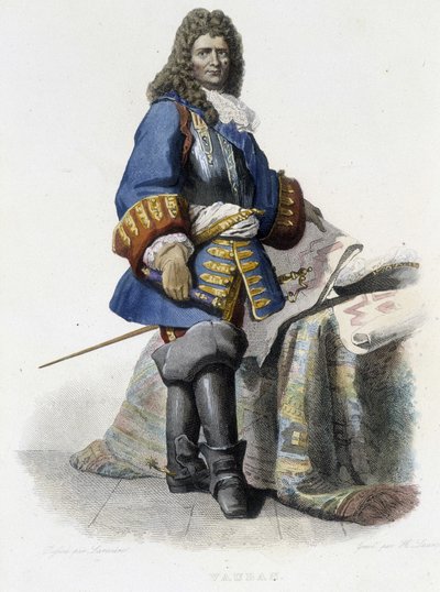 Vauban - in "Le Plutarque Français", ed. Mennechet da French School