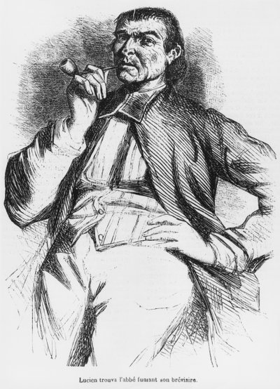 Vautrin, illustrazione da Splendeurs et Miseres des Courtisanes di Honore de Balzac, pubblicato nel 1867 da French School
